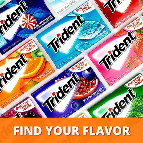 Trident Fruit Variety Pack, Sugar Free Gum, 14 pcs., 20 pk - Image 5