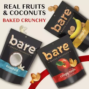 Bare Baked Crunchy Variety Pack Chips, 0.53 oz., 18 pk.