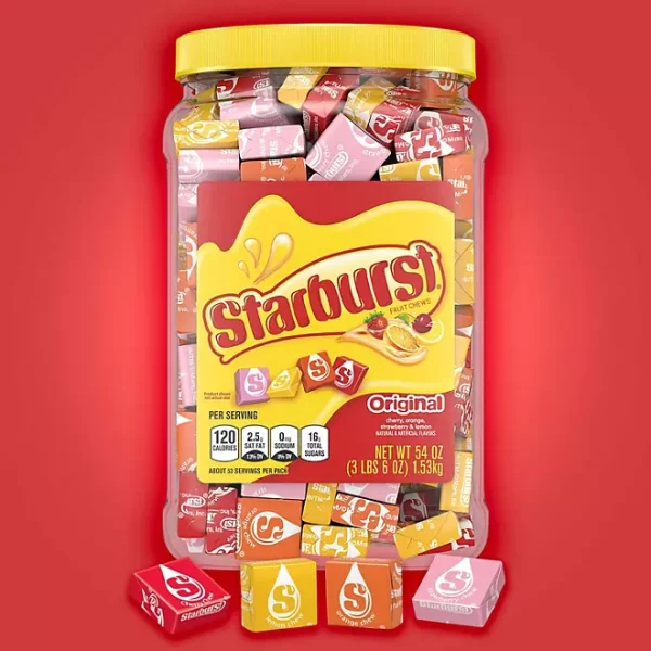 Starburst Original Fruity Chewy Candy, 54 oz.