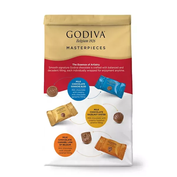 Godiva Holiday Masterpieces Assorted Milk Chocolate, 15.2 oz. - Image 2