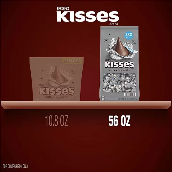 HERSHEY'S KISSES Milk Chocolate Candy, 330 pcs. - Image 2