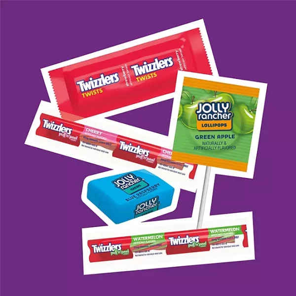 JOLLY RANCHER & TWIZZLERS Sweets Mix, Fruit Flavored Candy, Fun Size, 270 pcs. - Image 3