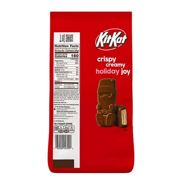 KIT KAT Christmas Milk Chocolate Wafer Santas Candy, 65 pcs. - Image 5