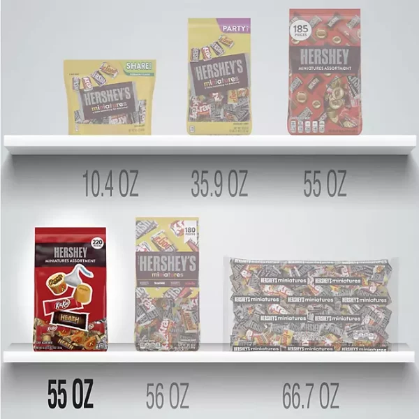 HERSHEY'S Variety Pack Chocolate Candy, Minis, 220 pcs. - Image 3