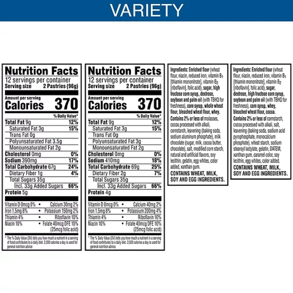 Pop-Tarts Chocolate Variety Pack, 48 ct - Image 2