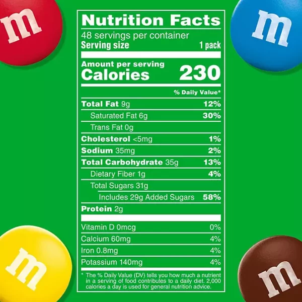 M&M'S Milk Chocolate Candy, Full Size, 1.69 oz., 48 pk. - Image 2