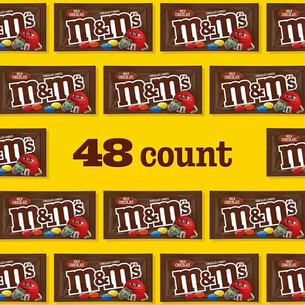 M&M'S Milk Chocolate Candy, Full Size, 1.69 oz., 48 pk. - Image 3