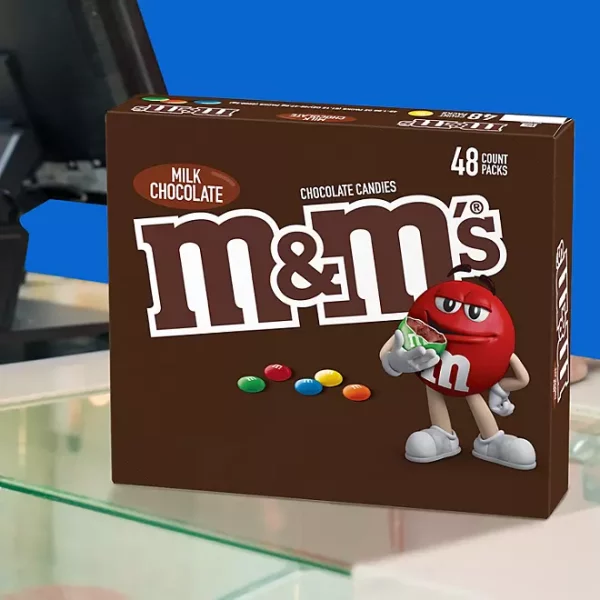 M&M'S Milk Chocolate Candy, Full Size, 1.69 oz., 48 pk. - Image 6