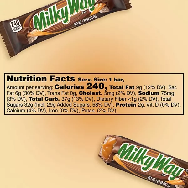 Milky Way Chocolate Candy Bars, Full Size, 1.84 oz., 36 pk. - Image 2