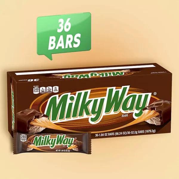 Milky Way Chocolate Candy Bars, Full Size, 1.84 oz., 36 pk. - Image 3