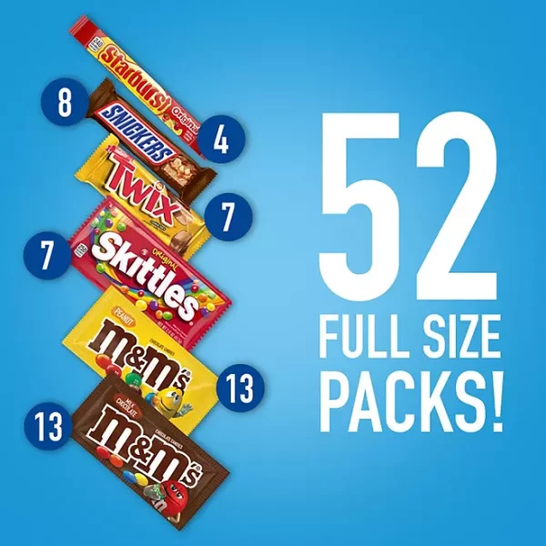 Mars Fundraiser Variety Pack Candy Bars, Full Size, 52 pk. - Image 3