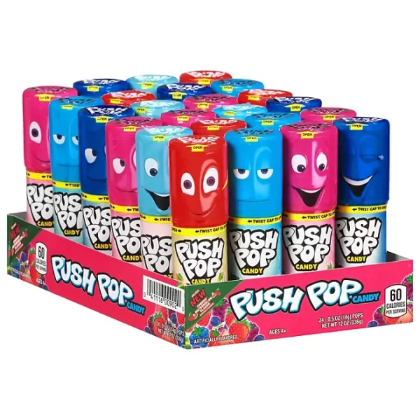Push Pop Variety Pack Candy, 0.5 oz., 24 ct. - Image 5