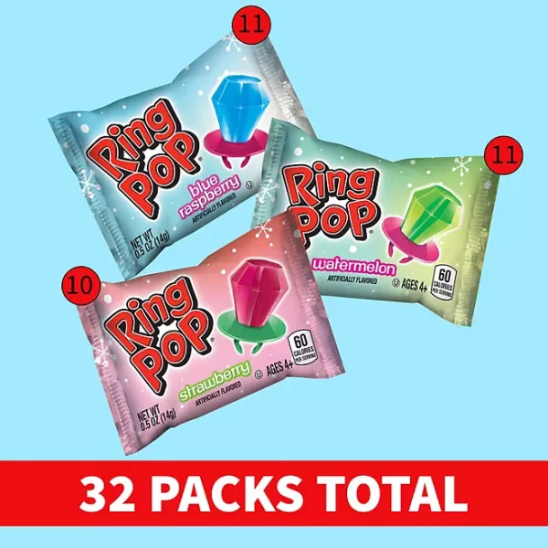 Ring Pop Christmas Lollipop Variety Pack, .5 oz., 32 pk. - Image 2