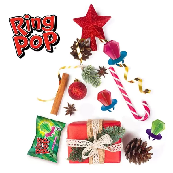 Ring Pop Christmas Lollipop Variety Pack, .5 oz., 32 pk. - Image 5