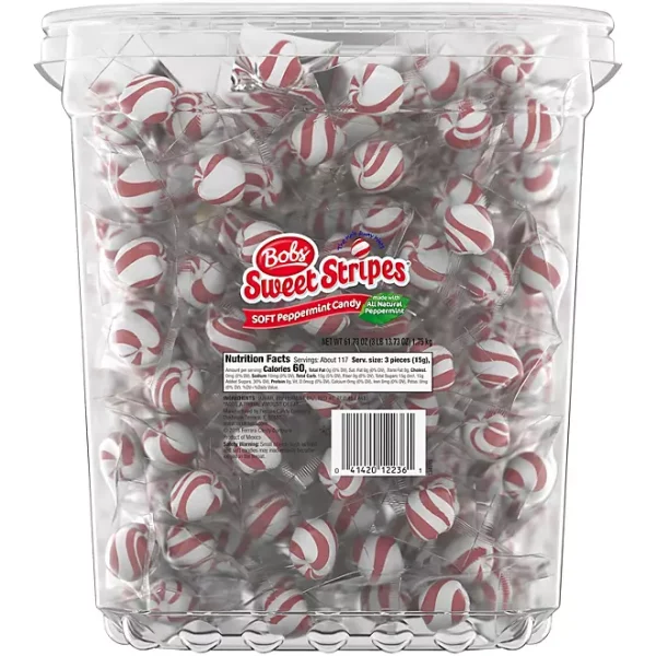 Bobs Sweet Stripes Soft Peppermints, 350 pcs. - Image 2