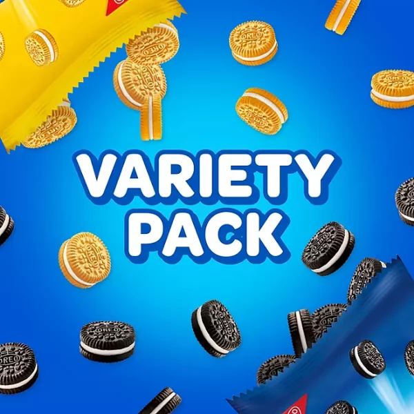 OREO Mini Mix Variety Pack Sandwich Cookies, 1.5 oz., 30 pk.