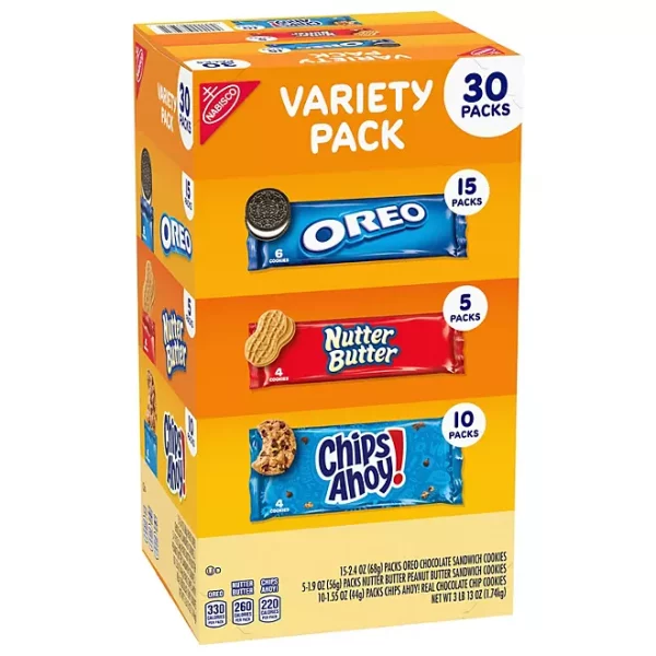 Nabisco Variety Pack Cookies, 30 pk.