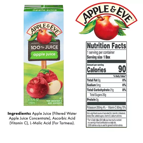 Apple & Eve 100% Juice Variety Pack, 6.75 fl. oz., 36 pk - Image 2