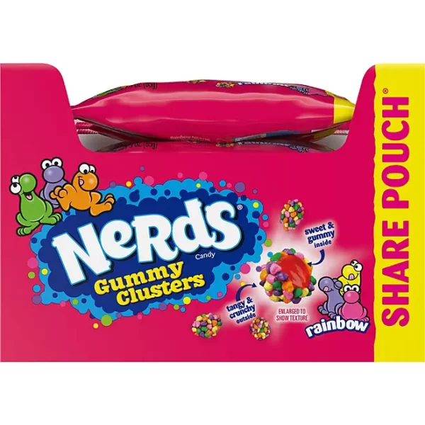 Nerds Gummy Clusters Candy, Share Size, 3 oz., 12 pk. - Image 2