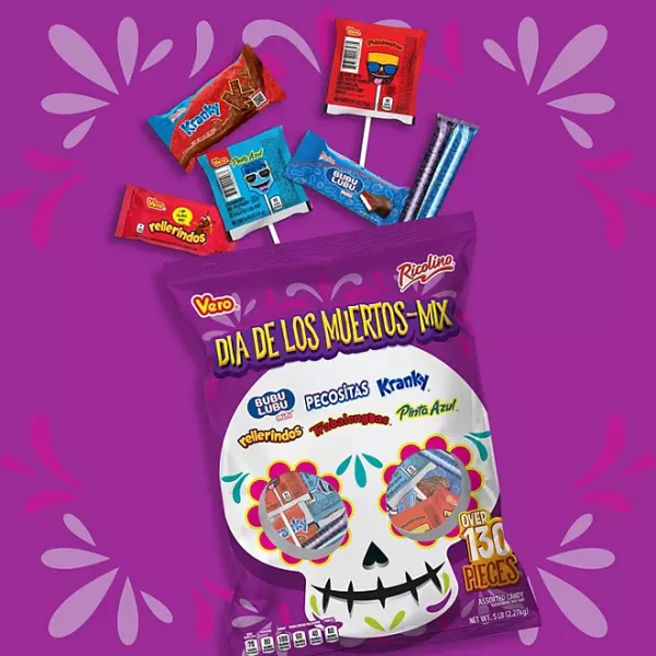 Ricolino Dia de los Muertos Candy, Variety Pack, 5 lb.