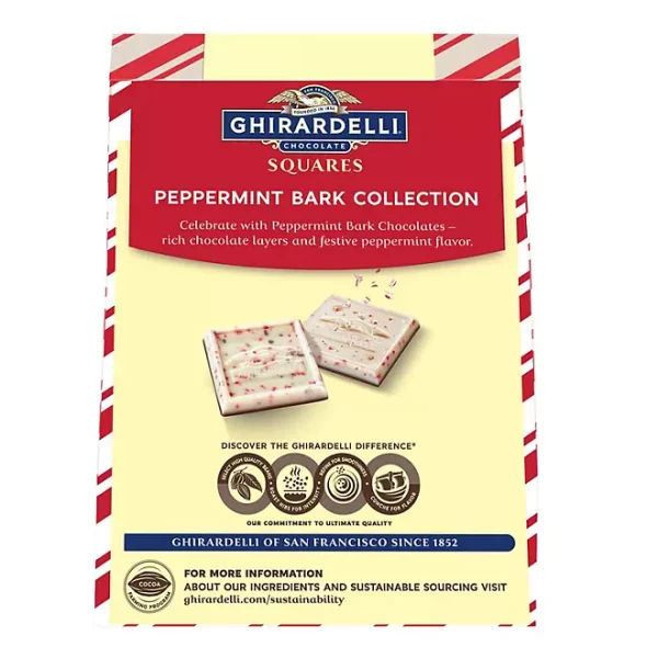 Ghirardelli Chocolate Squares Peppermint Bark Collection, 16.7 oz. - Image 2