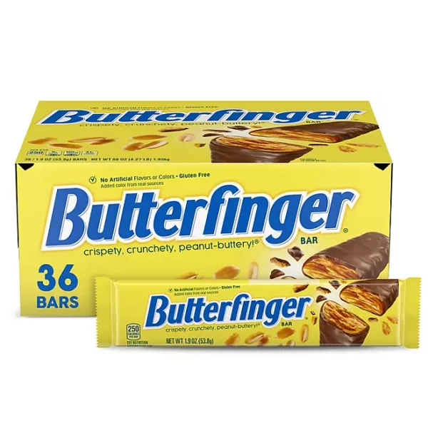 Butterfinger Candy Bars, Full Size, 1.9 oz., 36 pk.