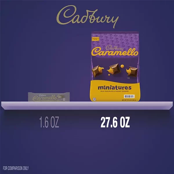 CADBURY CARAMELLO Milk Chocolate Caramel Candy, Minis, 27.6 oz. - Image 5