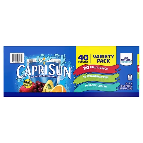 Capri Sun Variety Pack 6 fl. oz. pouches, 40 pk