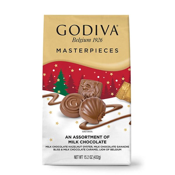 Godiva Holiday Masterpieces Assorted Milk Chocolate, 15.2 oz.