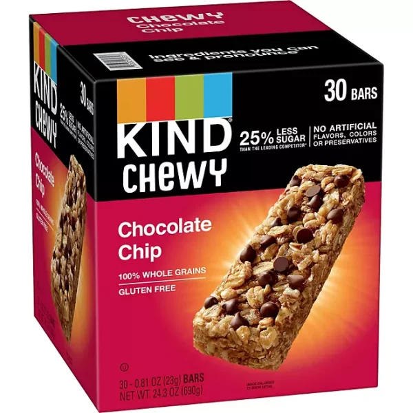 KIND Kids Chewy Chocolate Chip Granola Bars 30 ct.