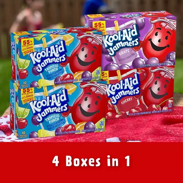 Kool-Aid Jammers Juice Pouches Variety Pack 6 fl. oz., 40 pk. - Image 4