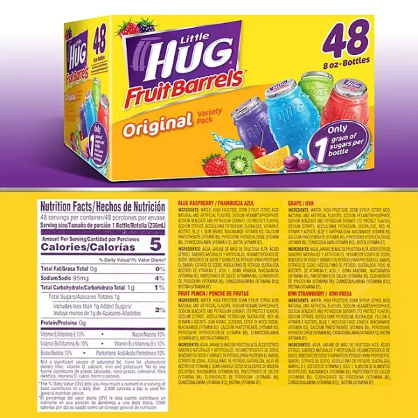 Little Hug Fruit Barrels 8 fl. oz., 48 pk. - Image 2