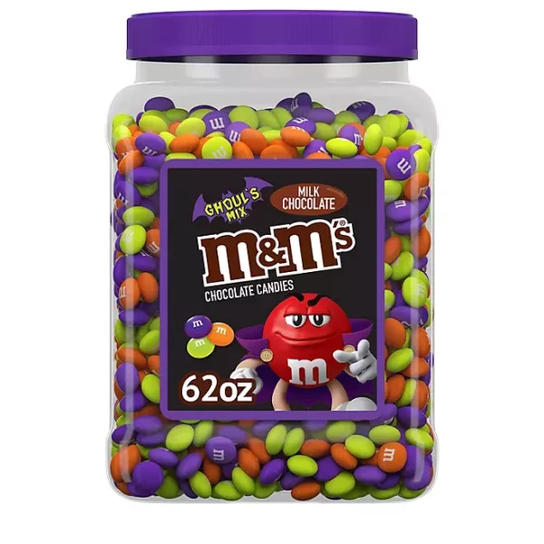 M&M's Ghoul's Mix, Halloween Milk Chocolate Candy, 62 oz.