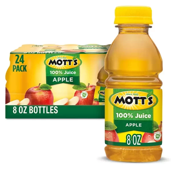 Mott's 100% Original Apple Juice 8 fl. oz. bottles, 24 pk. - Image 6