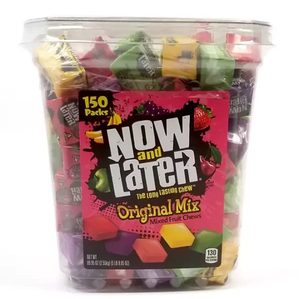 Now & Later Fruit Chews Candy, 150 pk.