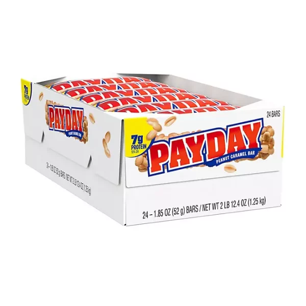 PAYDAY Peanut Caramel Candy, 1.85 oz., 24 pk.