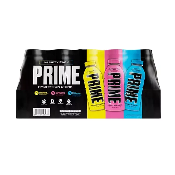 Prime Hydration Drink Variety Pack 2.0, 16.9 fl. oz., 15 pk. - Image 5