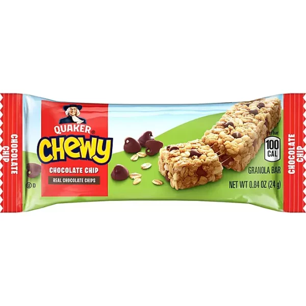 Quaker Chewy Variety Pack, Chocolate Chip and Peanut Butter Chocolate Chip 60 ct. - Image 5