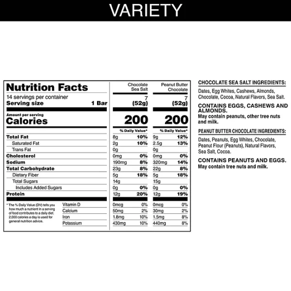 RXBAR Variety Pack 1.83 oz., 14 pk. - Image 4