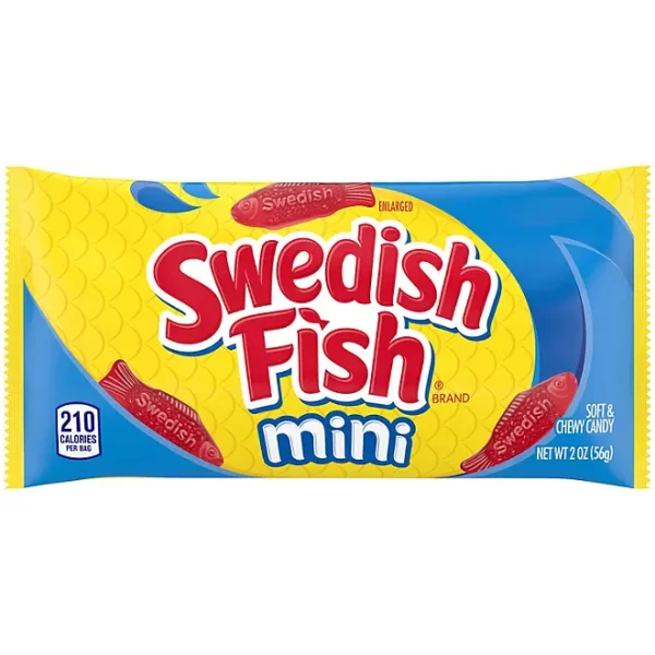 SWEDISH FISH Soft and Chewy Candy, Mini , 2 oz., 24 pk. - Image 3