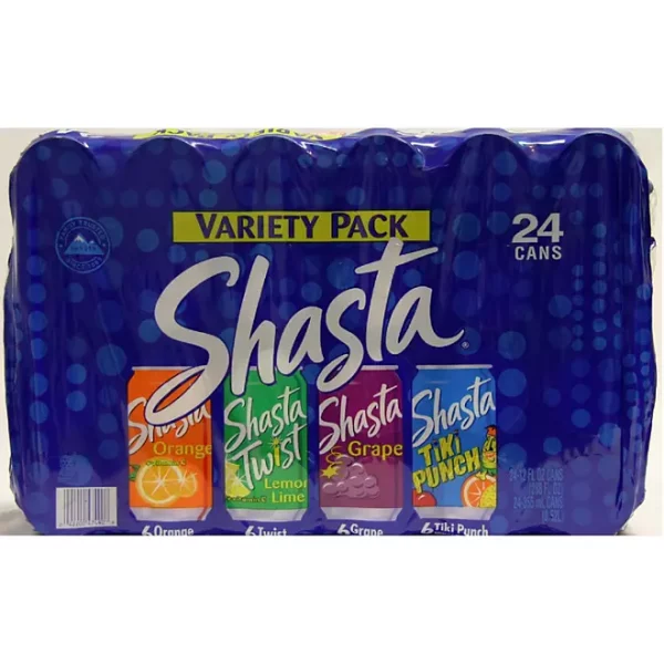 Shasta Variety Pack 12 oz., 24 pk.