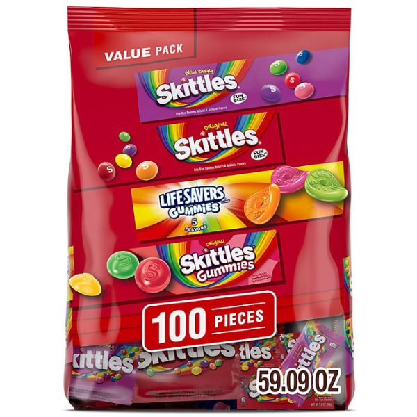 Skittles & Lifesavers Variety Pack, 100 pcs.