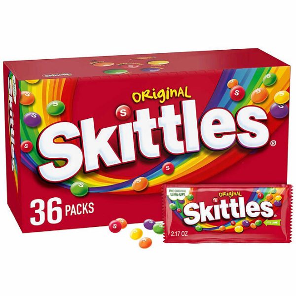 Skittles Original Fruity Chewy Candy, Full Size, 2.17 oz., 36 pk. - Image 9