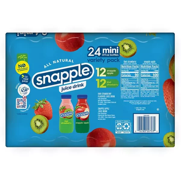 Snapple Variety Pack, 8 fl. oz., 24 pk. - Image 3