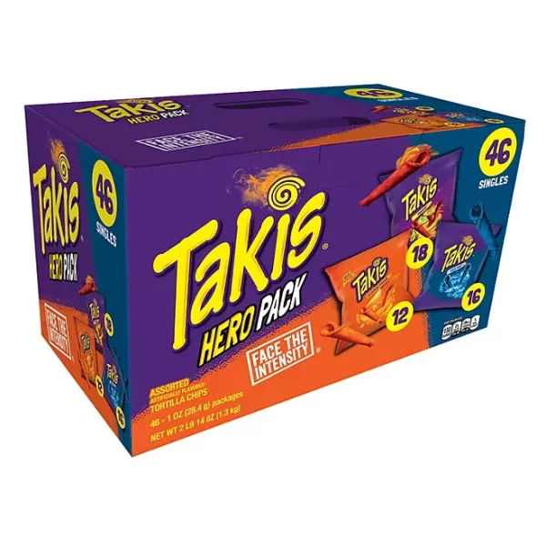 Takis Hero Variety Pack Tortilla Chips, 1 oz., 46 pk.