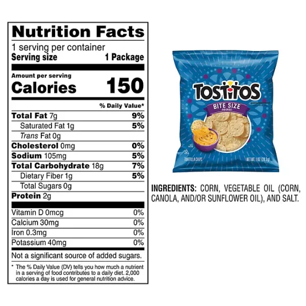 Tostitos Chips & Dip Mix, Variety Pack Snacks, 26 pk. - Image 5